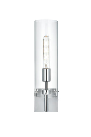 Elegant Lighting - LD2362C - One Light Wall Sconce - Savant - Chrome and Clear