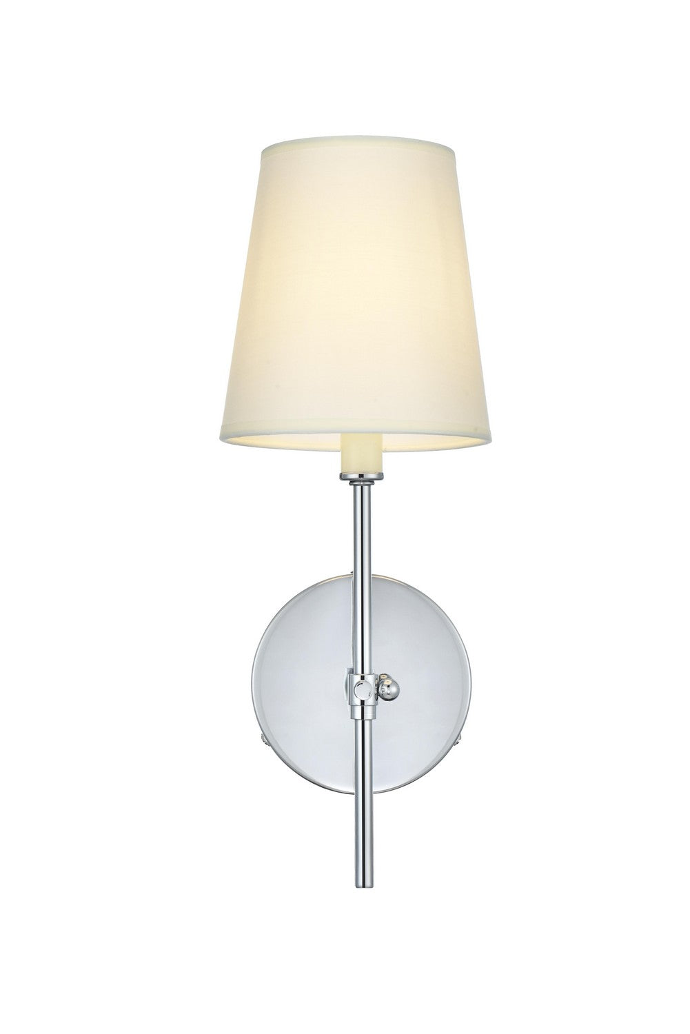 Elegant Lighting - LD6004W6C - One Light Wall Sconce - Mel - Chrome and White