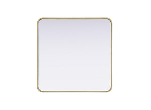 Elegant Lighting - MR8A3030BRA - Mirror - Remy - Brass
