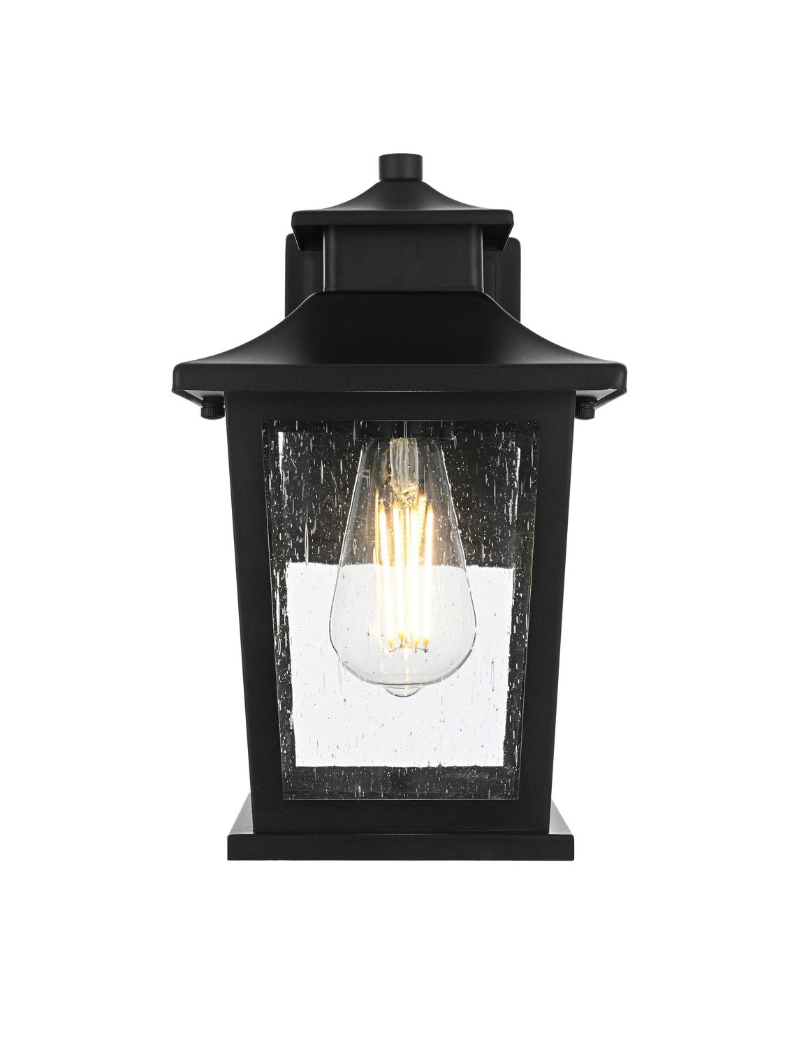 Elegant Lighting - OD351W12BK - One Light Outdoor Wall Sconce - Redner - Black
