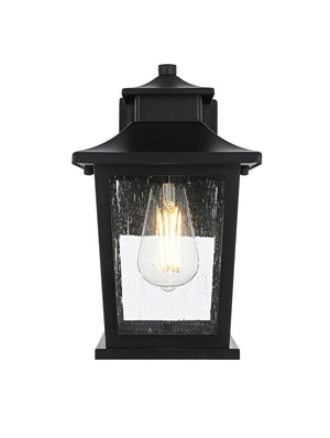 Elegant Lighting - OD351W12BK - One Light Outdoor Wall Sconce - Redner - Black