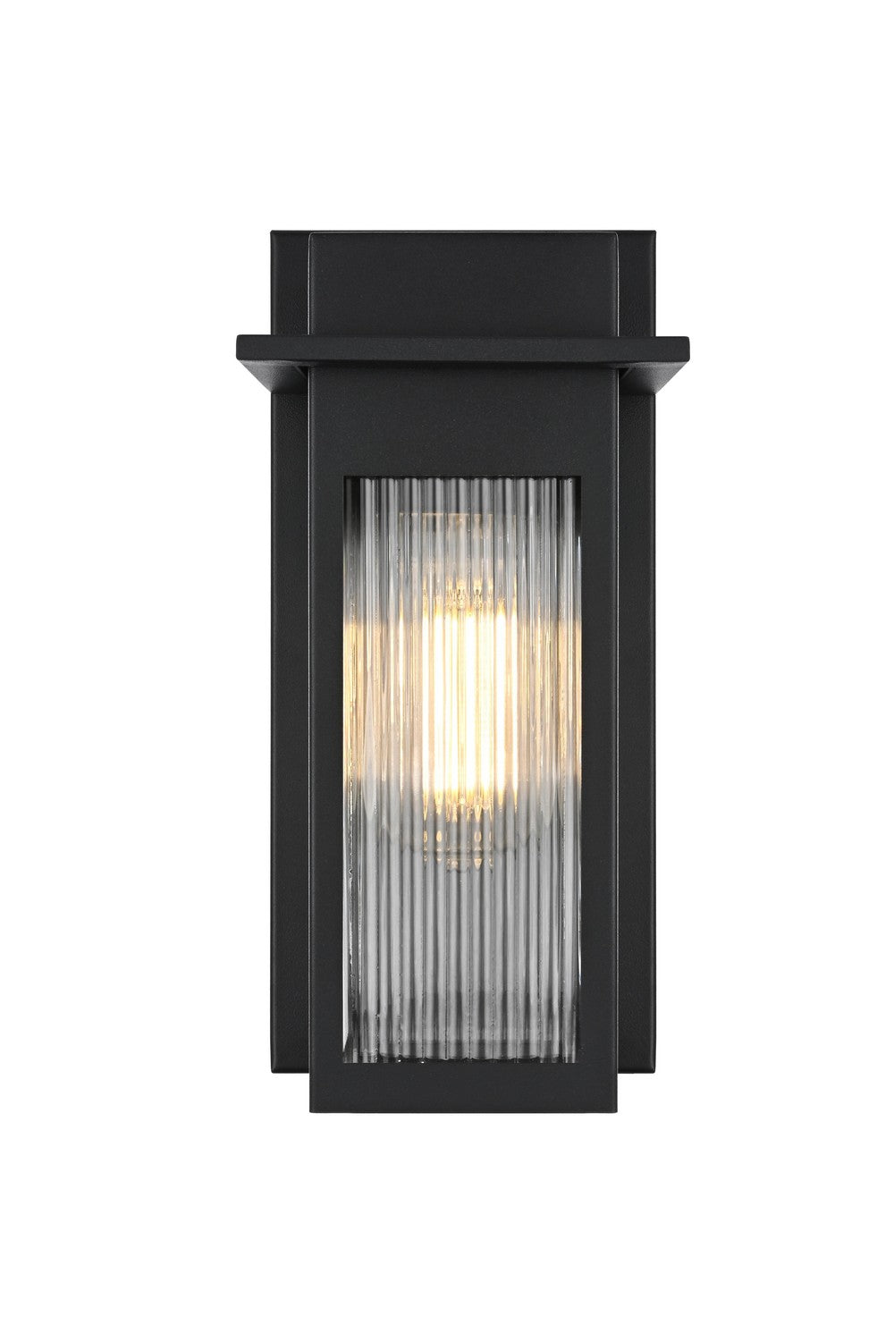 Elegant Lighting - OD364W11BK - One Light Outdoor Wall Sconce - Fletcher - Black