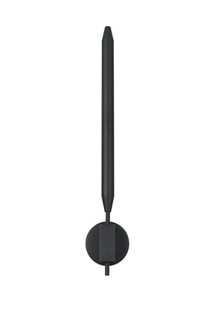 Elegant Lighting - OD401W28BK - LED Outdoor Wall Sconce - Odin - Black