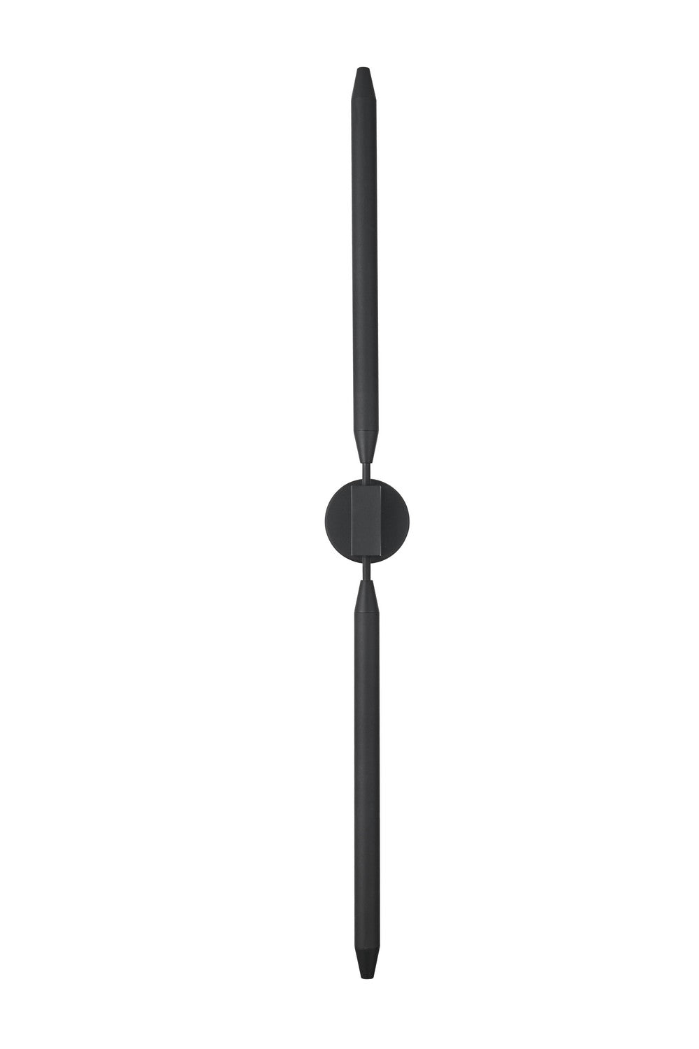 Elegant Lighting - OD401W50BK - LED Outdoor Wall Sconce - Odin - Black