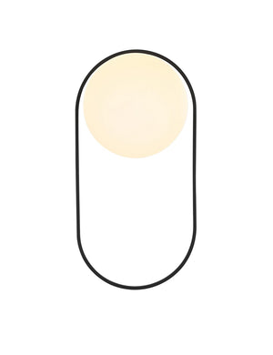 Elegant Lighting - OD403W12BK - LED Outdoor Wall Sconce - Silas - Black