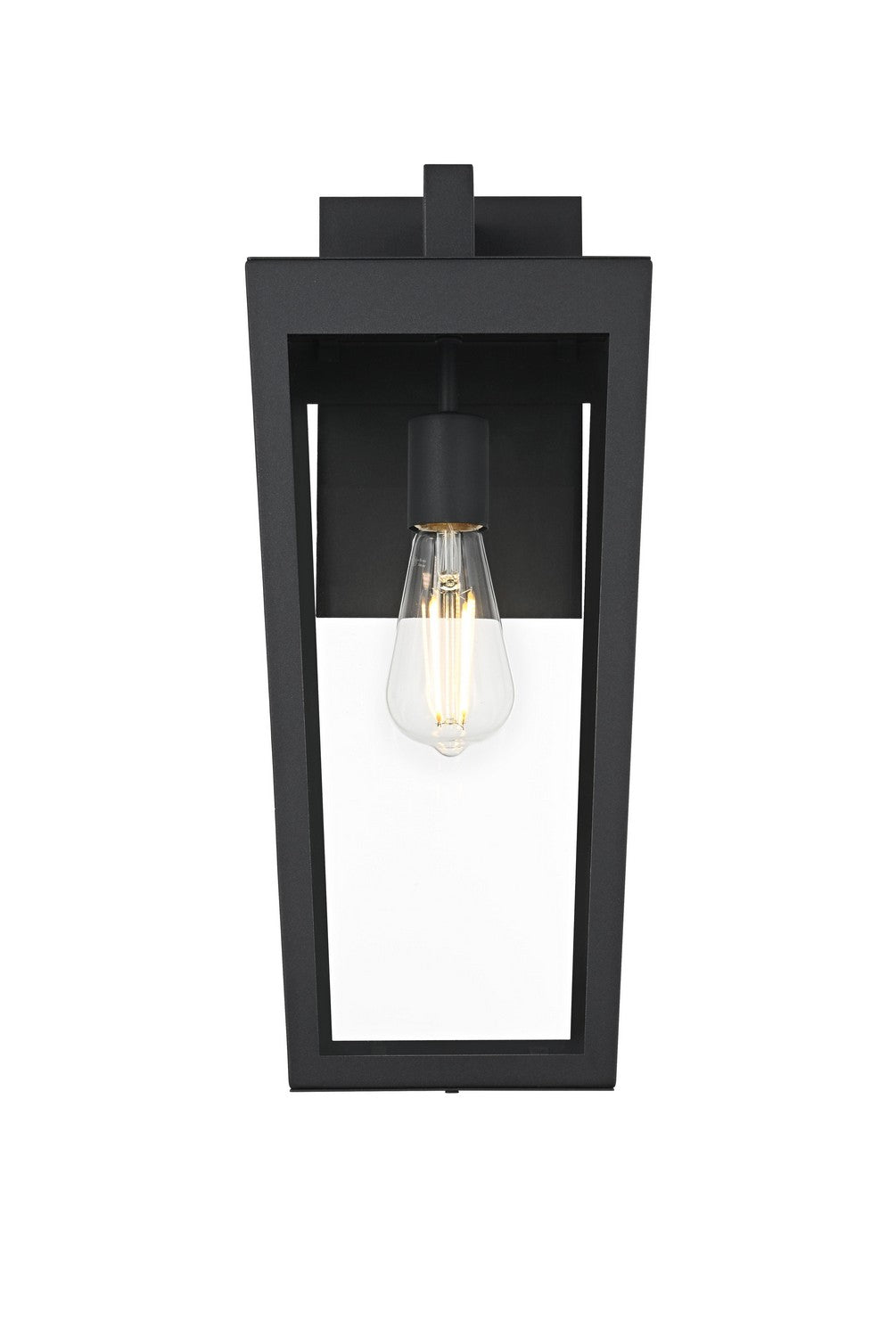 Elegant Lighting - OD405W18BK - One Light Outdoor Wall Sconce - William - Black