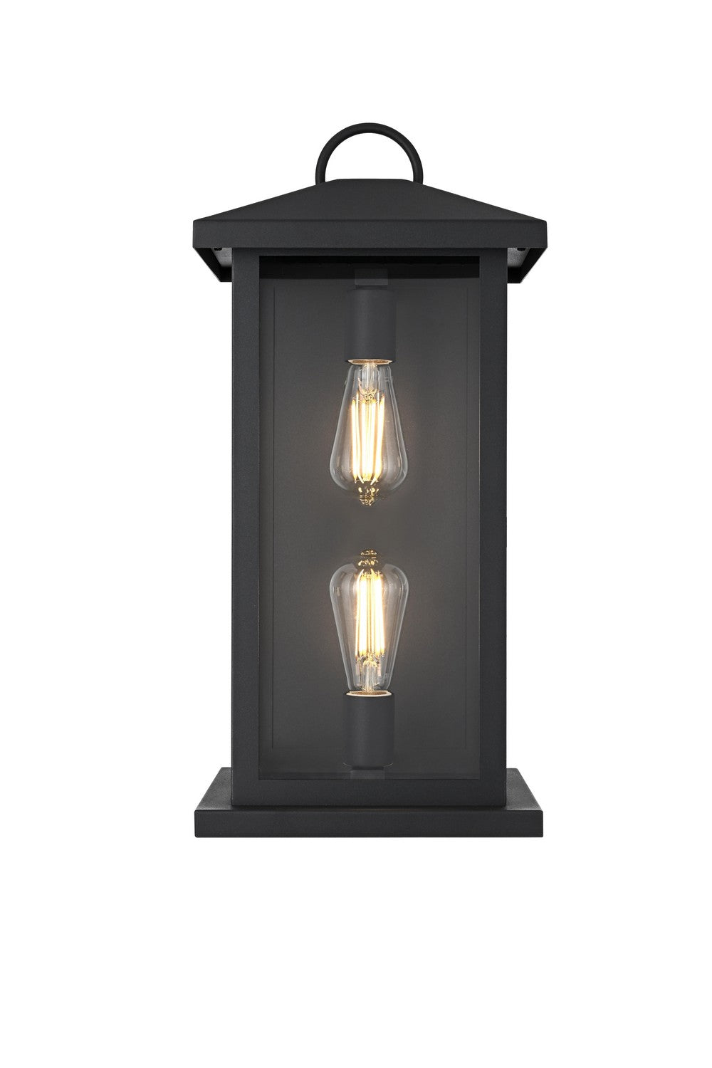 Elegant Lighting - OD411W21BK - Two Light Outdoor Wall Sconce - Neil - Black