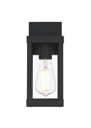 Elegant Lighting - OD413W11BK - One Light Outdoor Wall Sconce - Peter - Black