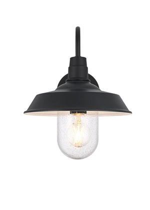 Elegant Lighting - OD415W15BK - One Light Outdoor Wall Sconce - Rayan - Black