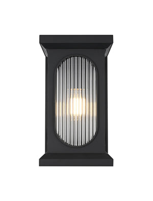 Elegant Lighting - OD417W17BK - One Light Outdoor Wall Sconce - Sevyn - Black