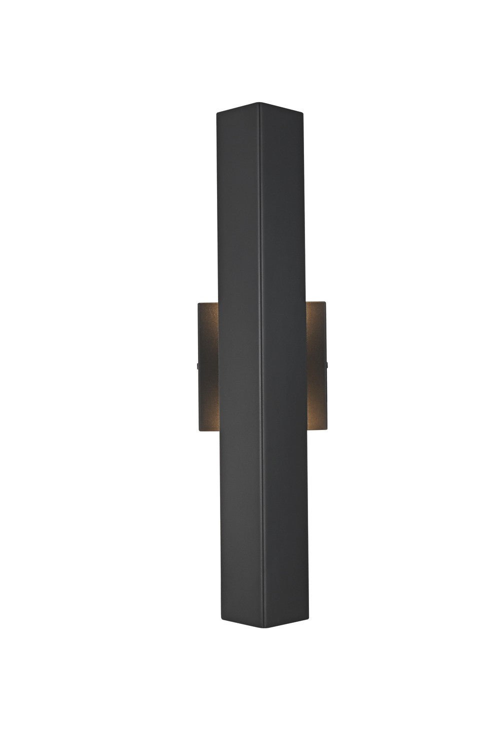 Elegant Lighting - OD505W18BK - LED Outdoor Wall Sconce - Troy - Black