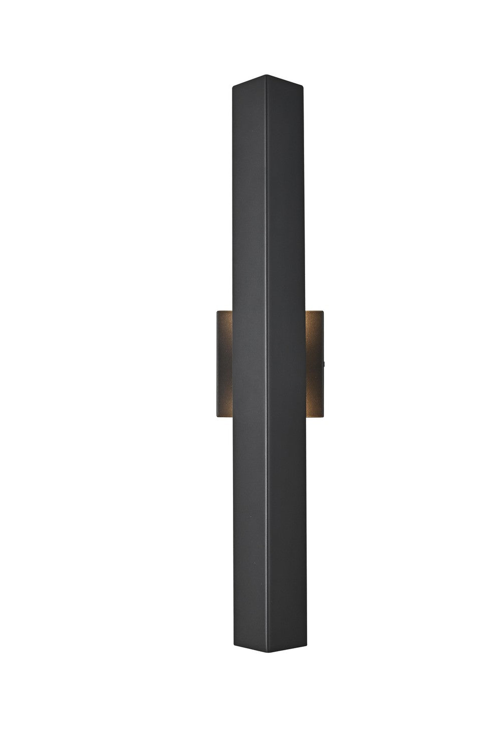 Elegant Lighting - OD505W24BK - LED Outdoor Wall Sconce - Troy - Black