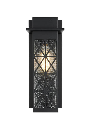 Elegant Lighting - OD361W13BK - One Light Outdoor Wall Sconce - Wildey - Black