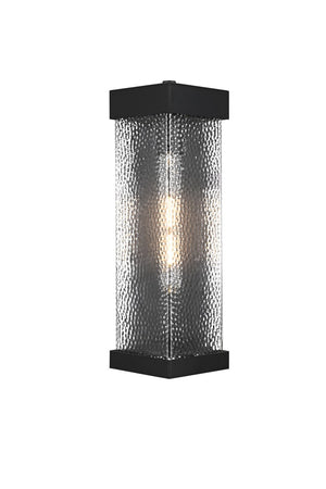 Elegant Lighting - OD370W16BK - One Light Outdoor Wall Sconce - Swain - Black