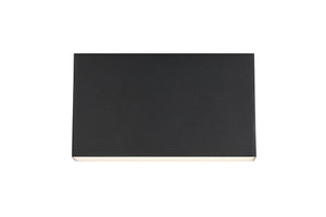 Elegant Lighting - OD508W8BK - LED Outdoor Wall Sconce - Colter - Black