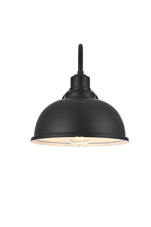 Elegant Lighting - OD801W11BK - One Light Outdoor Wall Sconce - Aron - Black