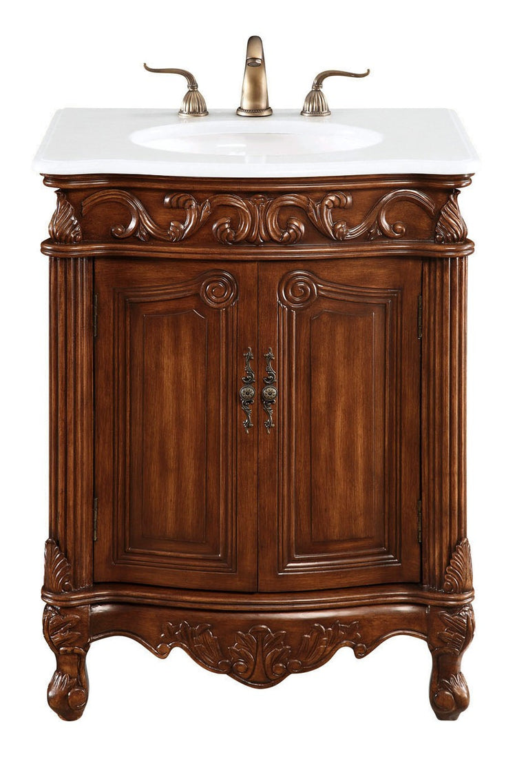 Elegant Lighting - VF-1007-VW - Single Bathroom Vanity - Danville - Teak