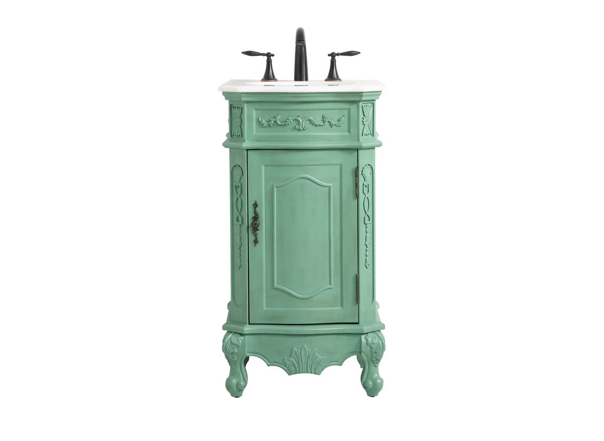 Elegant Lighting - VF10119VM-VW - Single Bathroom Vanity - Danville - Vintage mint