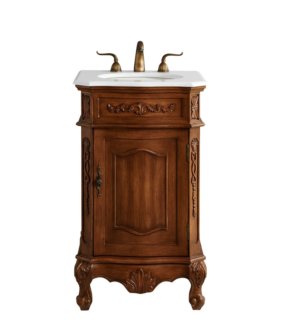 Elegant Lighting - VF10121TK-VW - Single Bathroom Vanity - Danville - Teak
