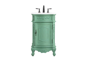 Elegant Lighting - VF10121VM-VW - Single Bathroom Vanity - Danville - Vintage mint