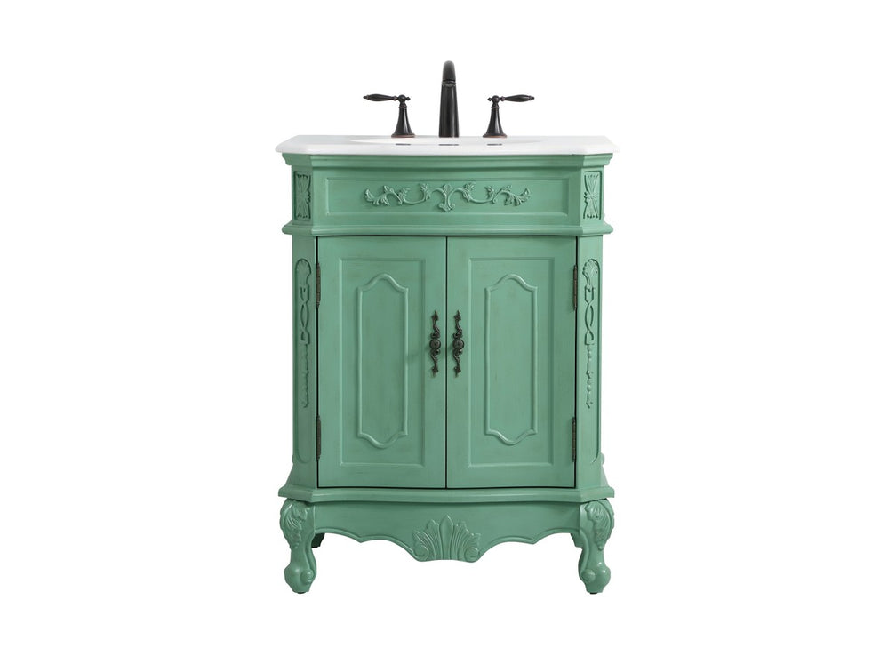 Elegant Lighting - VF10127VM-VW - Single Bathroom Vanity - Danville - Vintage mint