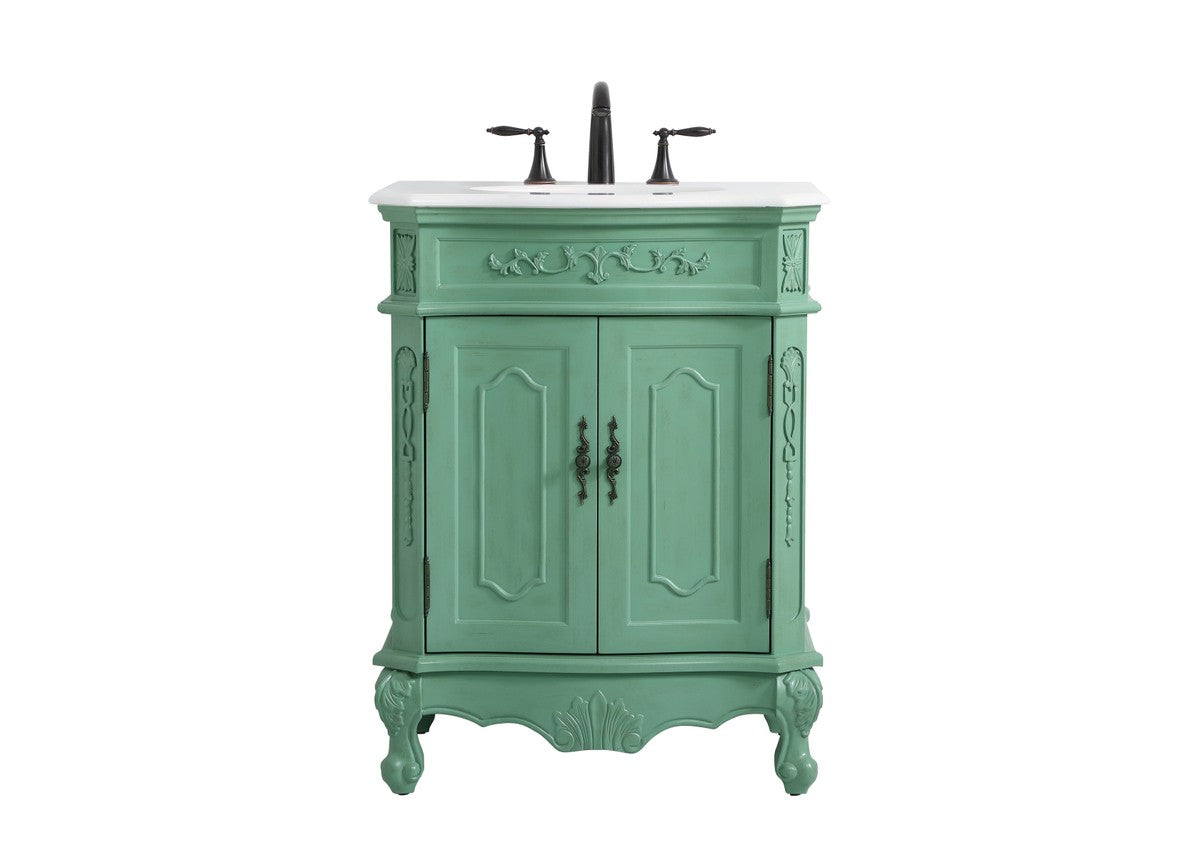 Elegant Lighting - VF10127VM-VW - Single Bathroom Vanity - Danville - Vintage mint
