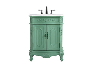 Elegant Lighting - VF10127VM-VW - Single Bathroom Vanity - Danville - Vintage mint