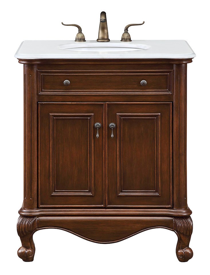 Elegant Lighting - VF-1032-VW - Single Bathroom Vanity - Berkshire - Brown