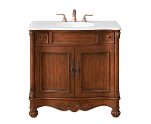 Elegant Lighting - VF-1047-VW - Single Bathroom Vanity - Windsor - Brown