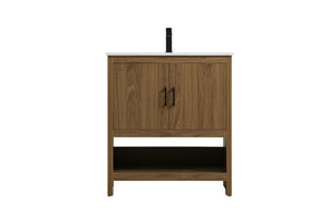 Elegant Lighting - VF25230WB - Bathroom Vanity - Ira - Walnut Brown