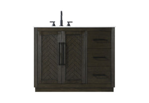 Elegant Lighting - VF29042CO - Bathroom Vanity - Chase - Chocolate Oak