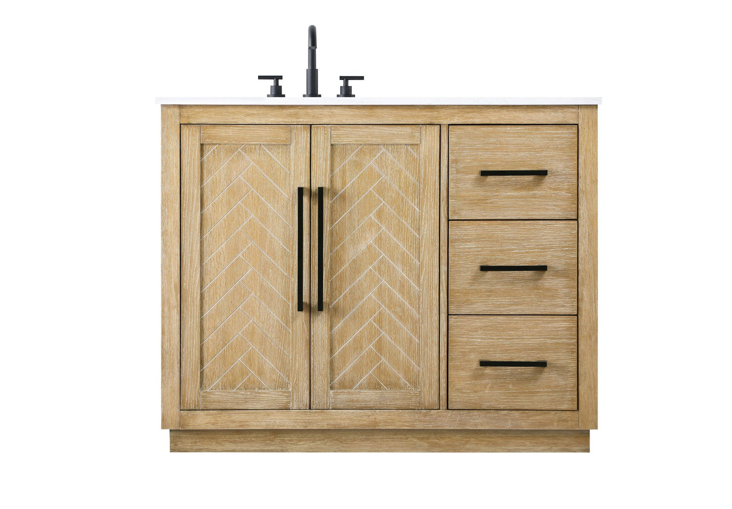 Elegant Lighting - VF29042LO - Bathroom Vanity - Chase - Linen Oak