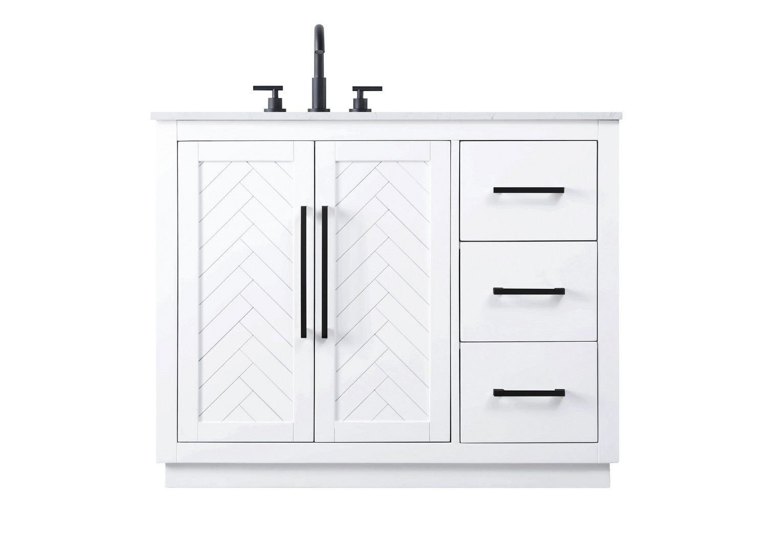 Elegant Lighting - VF29042WH - Bathroom Vanity - Chase - White