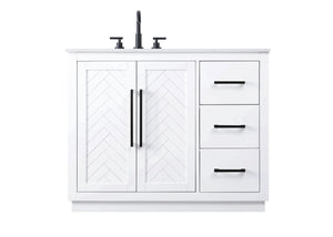Elegant Lighting - VF29042WH - Bathroom Vanity - Chase - White