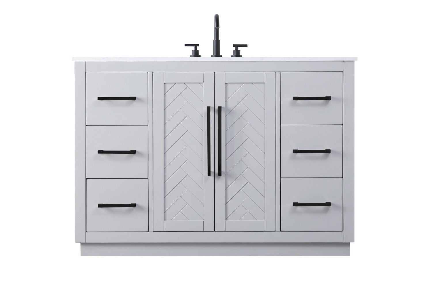 Elegant Lighting - VF29048GR - Bathroom Vanity - Chase - Grey
