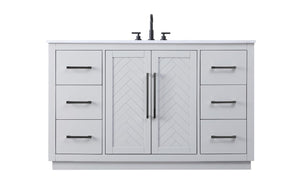 Elegant Lighting - VF29054GR - Bathroom Vanity - Chase - Grey