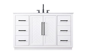 Elegant Lighting - VF29054WH - Bathroom Vanity - Chase - White