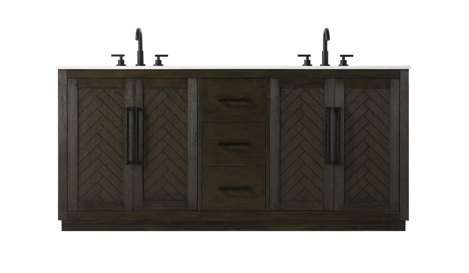 Elegant Lighting - VF29072DCO - Bathroom Vanity - Chase - Chocolate Oak