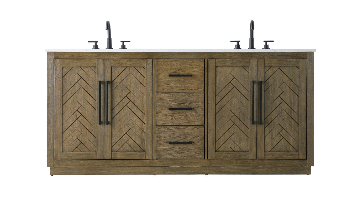 Elegant Lighting - VF29072DHO - Bathroom Vanity - Chase - Hazel Oak