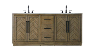 Elegant Lighting - VF29072DHO - Bathroom Vanity - Chase - Hazel Oak