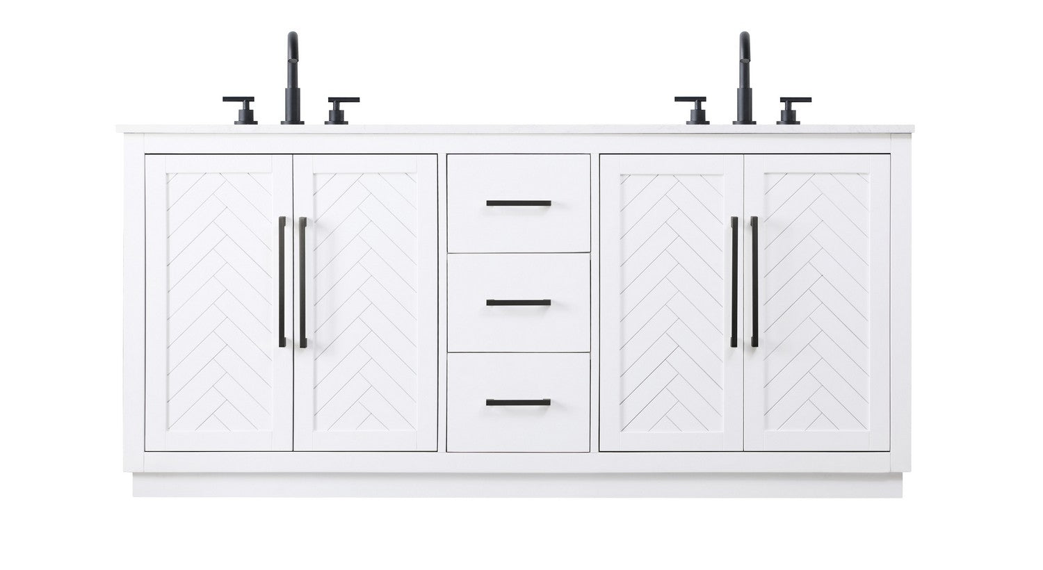 Elegant Lighting - VF29072DWH - Bathroom Vanity - Chase - White