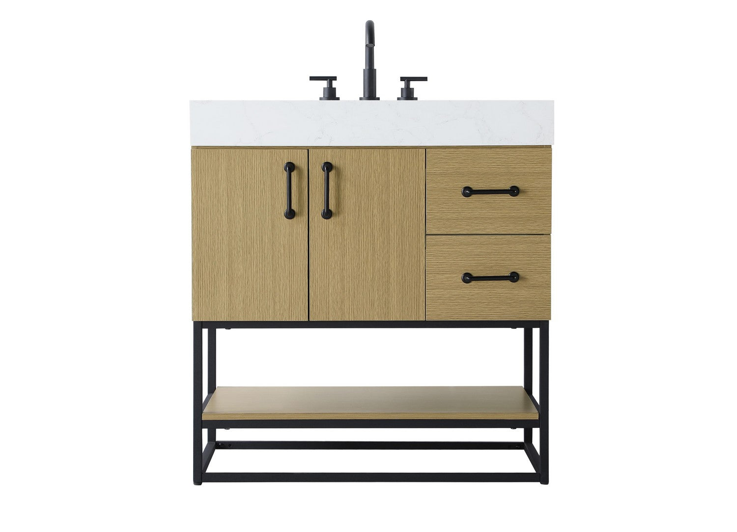 Elegant Lighting - VF29232MHB - Bathroom Vanity - Caroline - Honey Brown