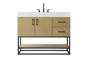 Elegant Lighting - VF29242MHB - Bathroom Vanity - Caroline - Honey Brown