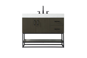 Elegant Lighting - VF29242MMB - Bathroom Vanity - Caroline - Mocha Brown