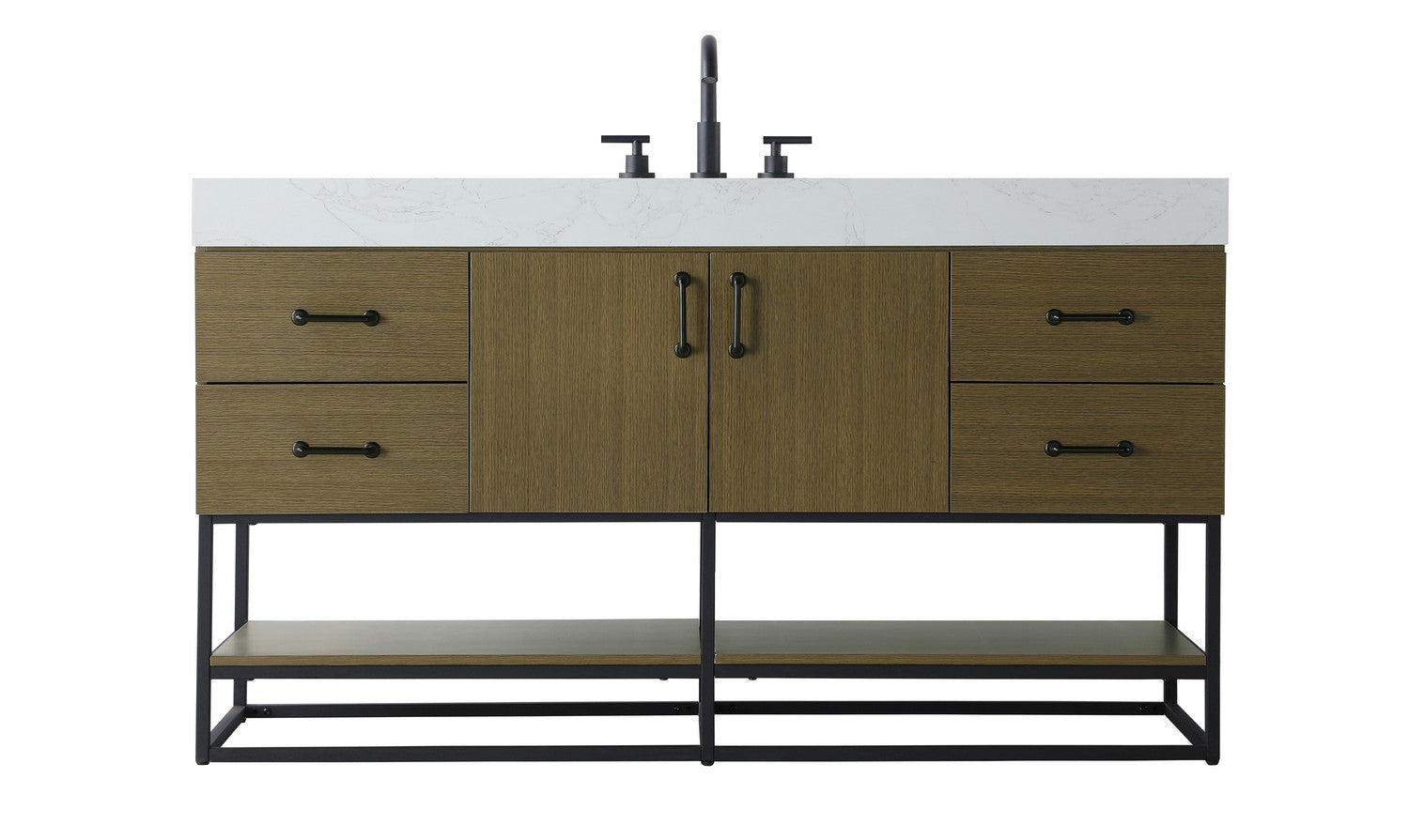 Elegant Lighting - VF29260MCB - Bathroom Vanity - Caroline - Chestnut Brown