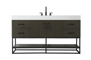 Elegant Lighting - VF29260MMB - Bathroom Vanity - Caroline - Mocha Brown