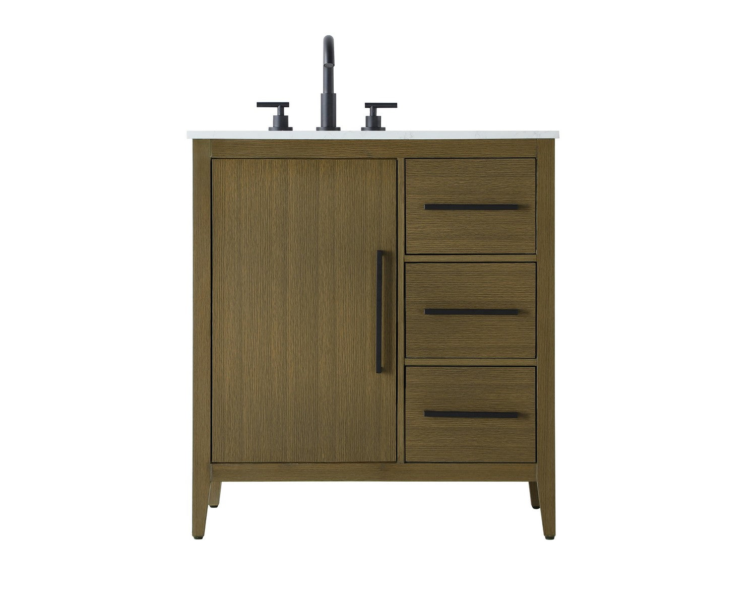 Elegant Lighting - VF29332MCB - Bathroom Vanity - Millie - Chestnut Brown
