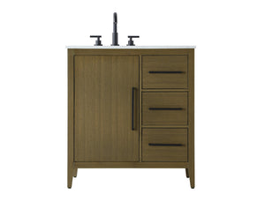 Elegant Lighting - VF29332MCB - Bathroom Vanity - Millie - Chestnut Brown