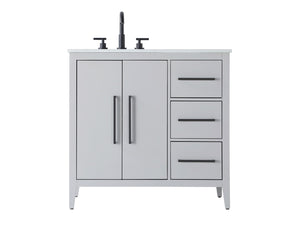 Elegant Lighting - VF29336GR - Bathroom Vanity - Millie - Grey