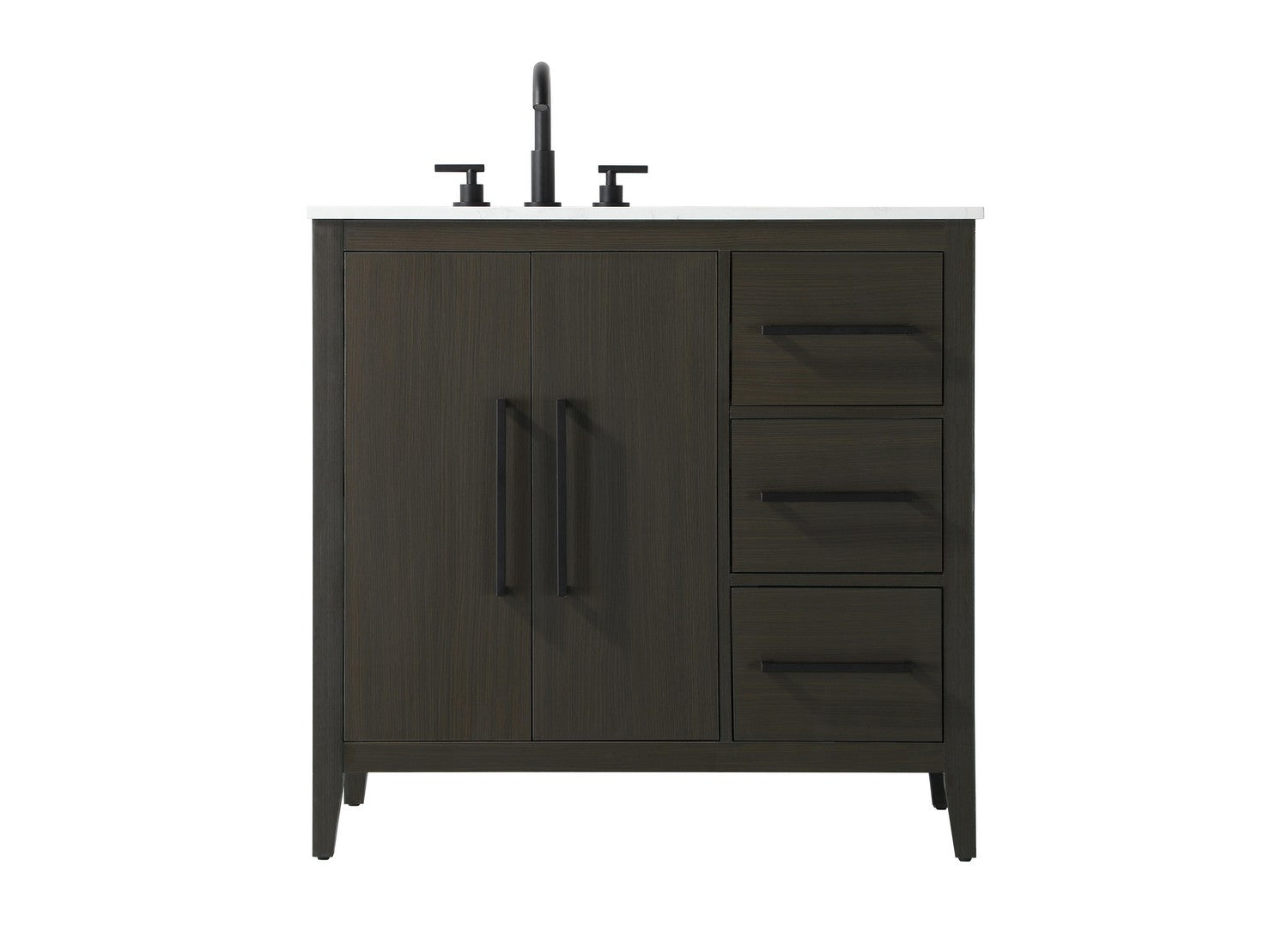 Elegant Lighting - VF29336MMB - Bathroom Vanity - Millie - Mocha Brown
